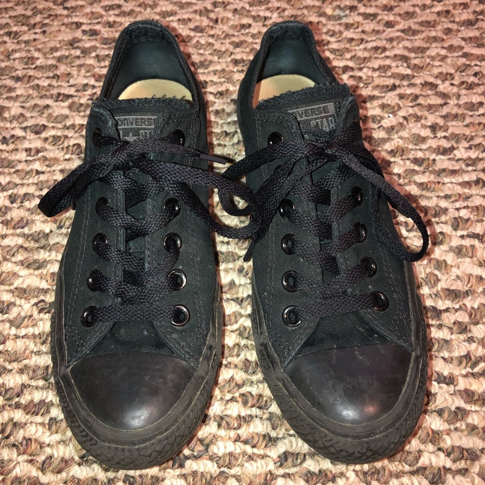 ALL BLACK CONVERSE‼️